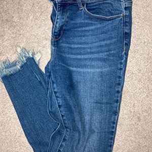 Judy Blue shark bite jeans size 13